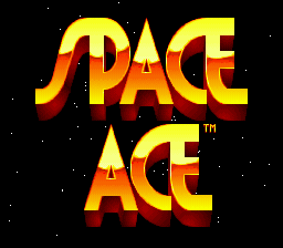 Space Ace (Japan) Title Screen